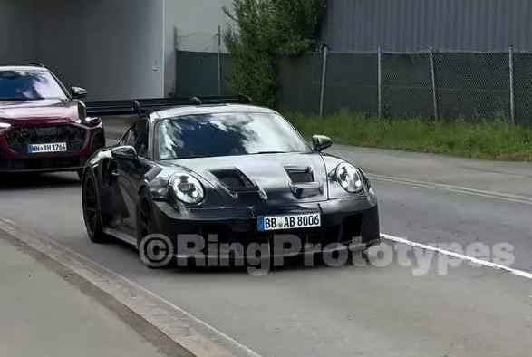 New Porsche 911 GT3 RS (992.2) spotted at Nurburgring